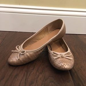 3/$10 ✨ Rose gold Slip-On Ballerina Flats